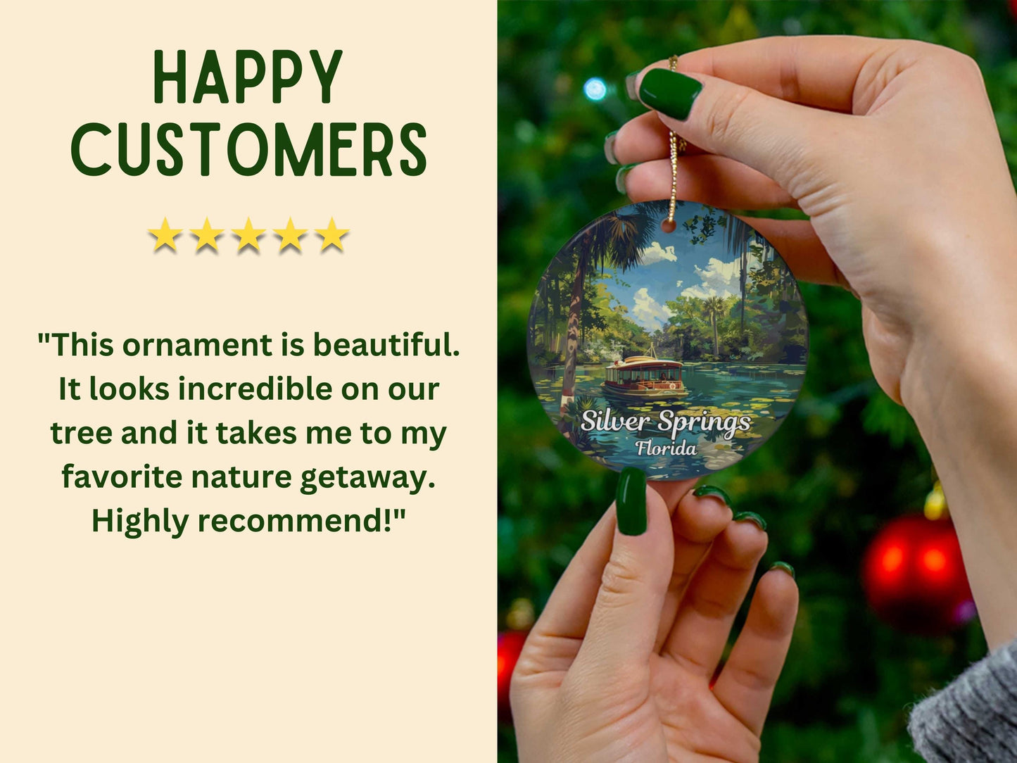 Silver Springs State Park Ceramic Ornament