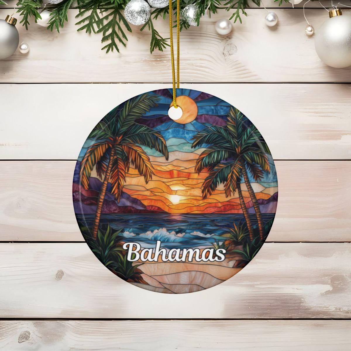 Bahamas Christmas Ornament