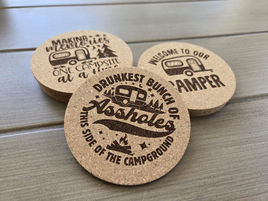 8 Pack of RV Camping Coasters