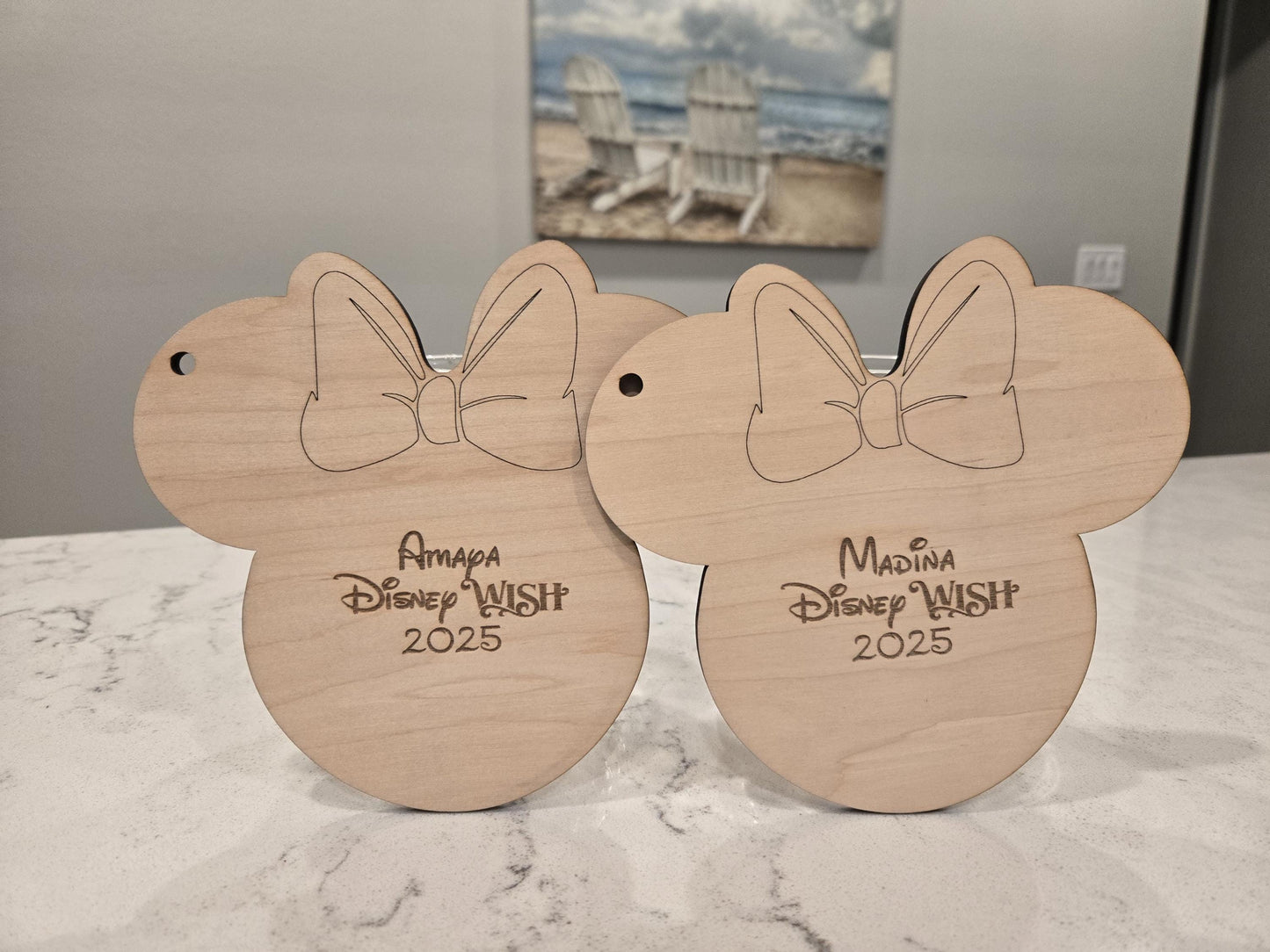 Santa Mickey Disney Parks Autograph Ornament