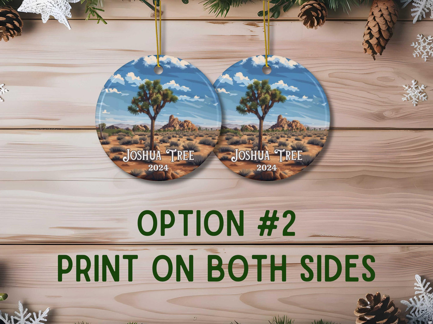 Joshua Tree Illustrated Ornament