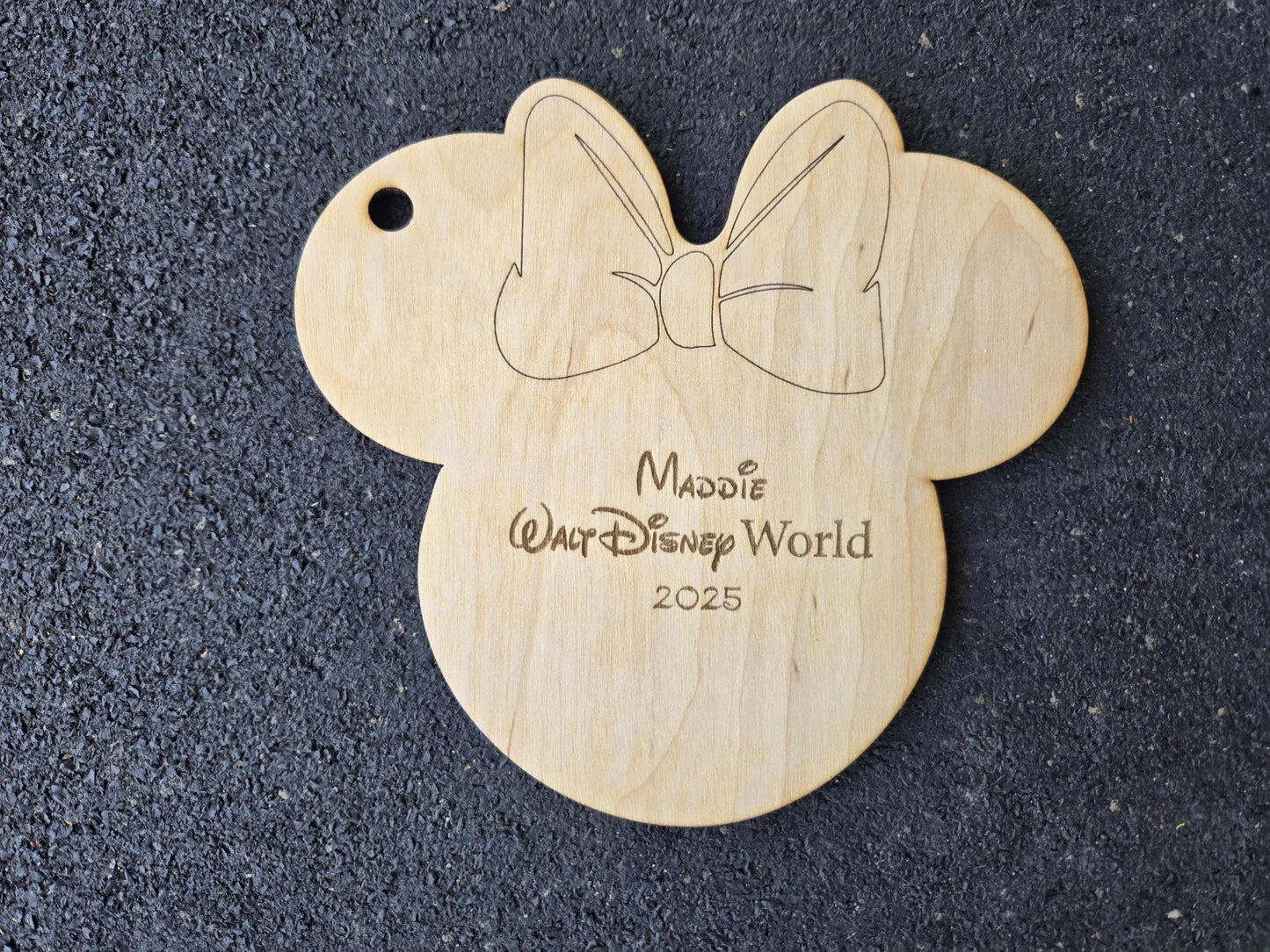 Personalized Disney Parks Autograph Card, Mickey & Minnie Autograph Ornaments