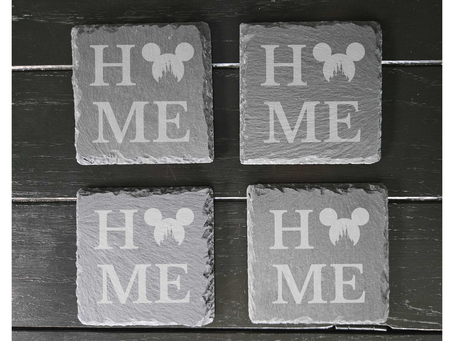 Set of Four Disney Home Coasters