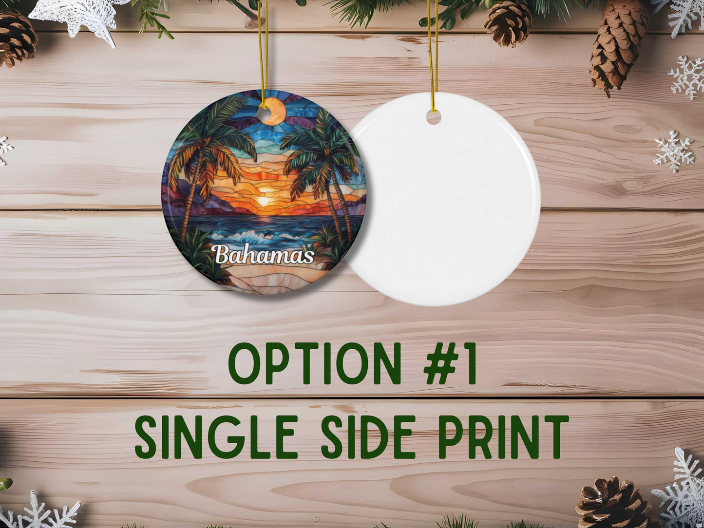 Bahamas Christmas Ornament