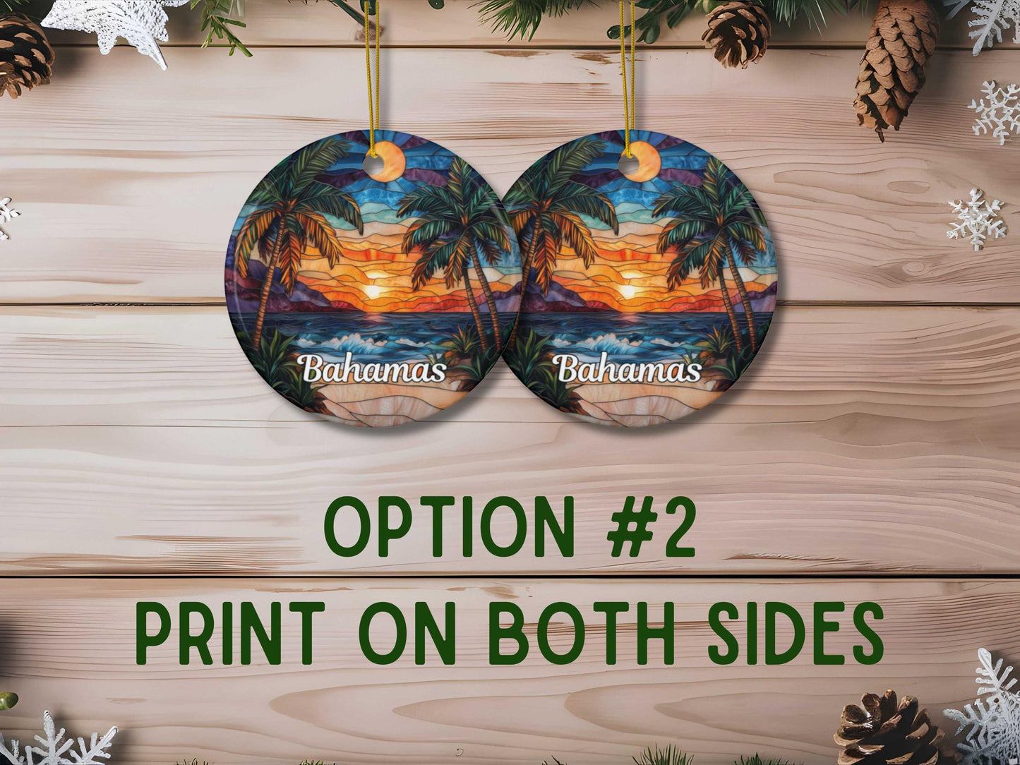 Bahamas Christmas Ornament