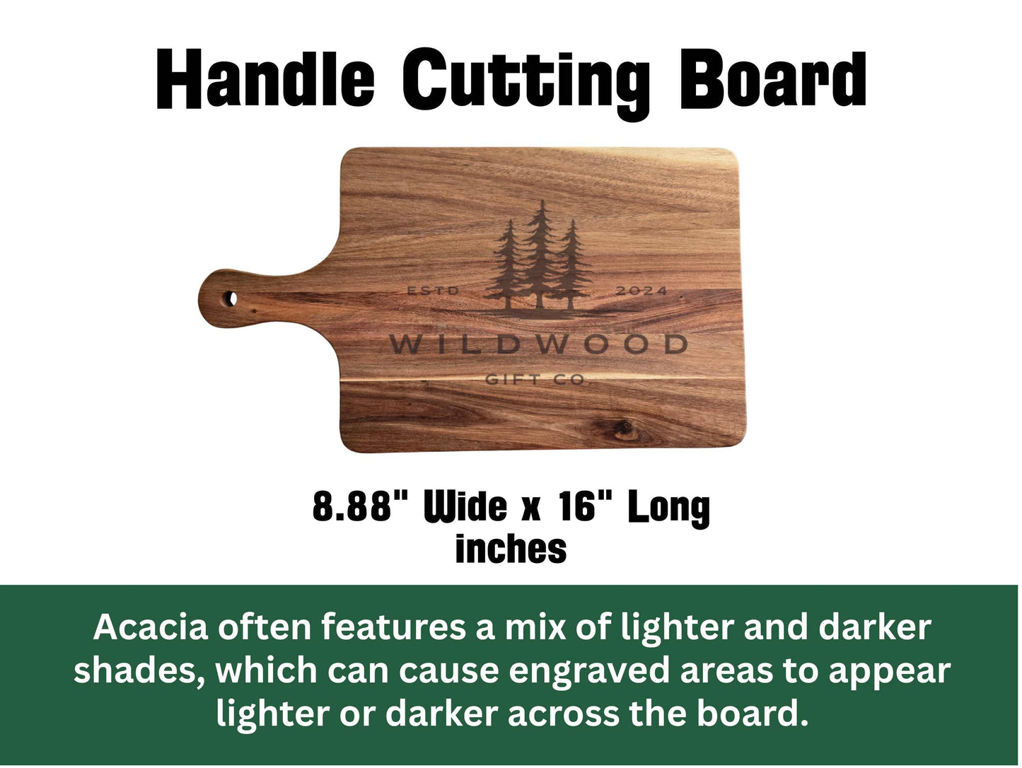 Personalized North Dakota Wood Charcuterie or Cutting Board