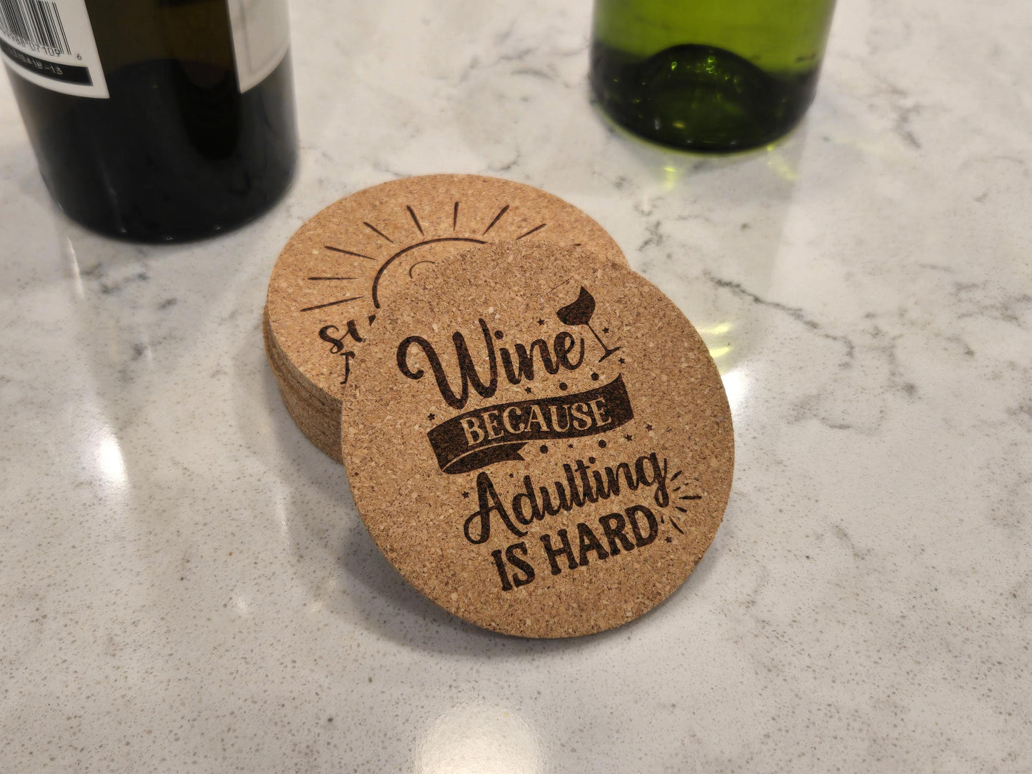 Set of 4 Wine Drinkers Coasters