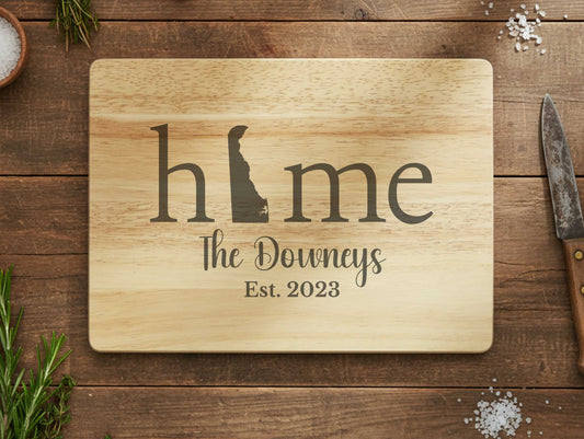 Deleware Home Egraved Cutting Board