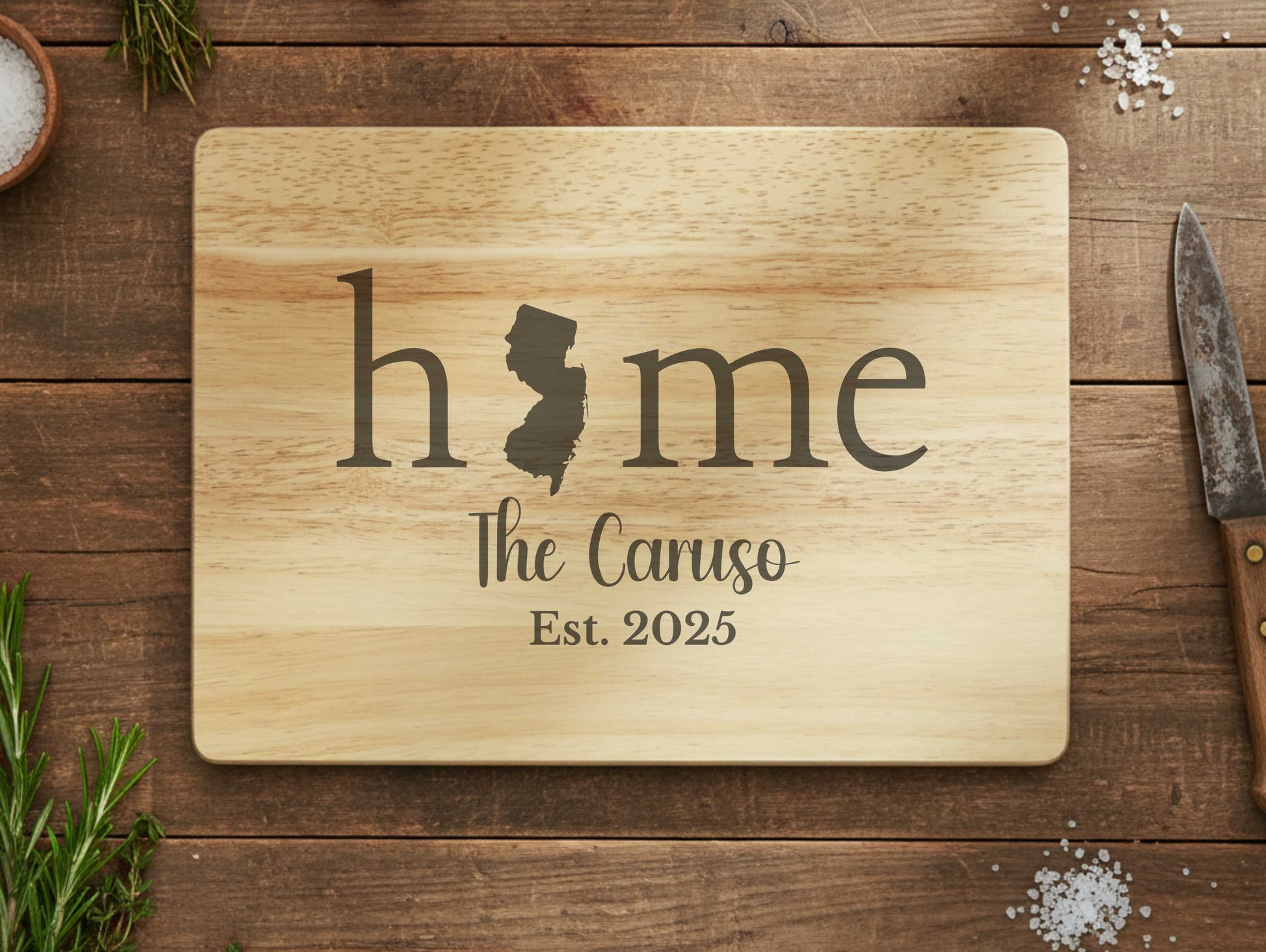 New Jersey Home Cutting Board