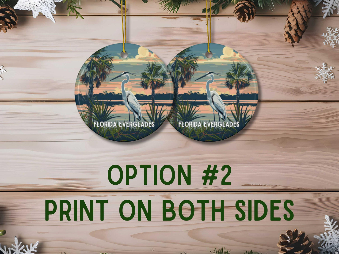Florida Everglades National Park Christmas Ornament