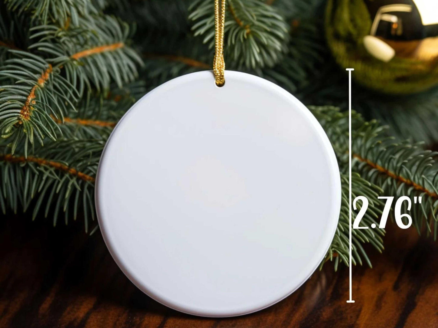 Arizona Desert Faux Stained Glass Ornament