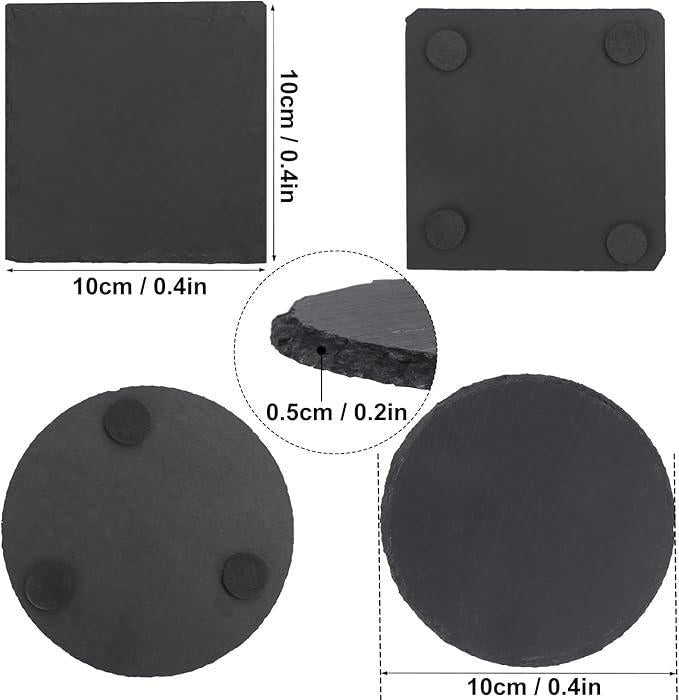 Slate RV Camping Coasters Set of 4