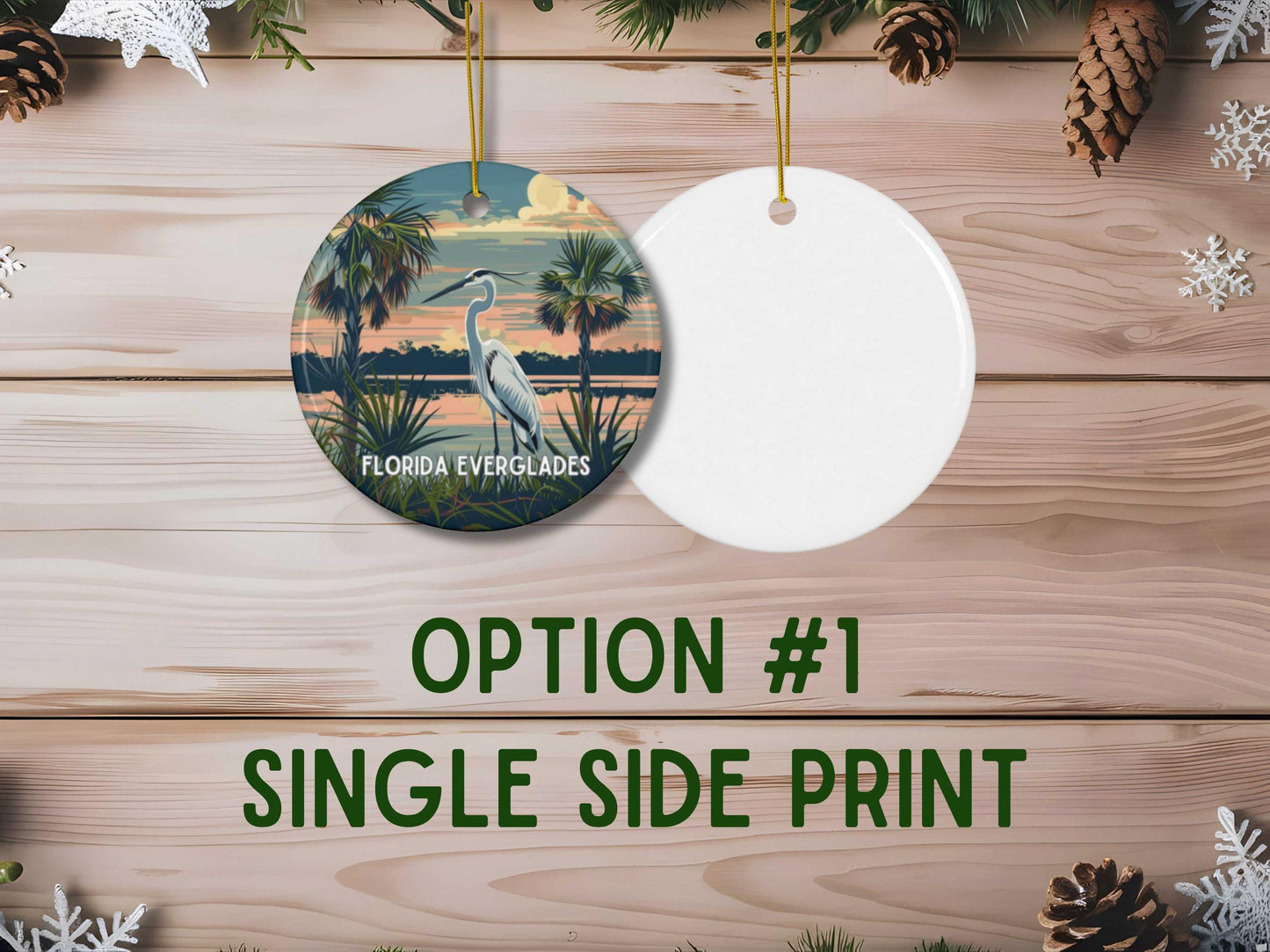Florida Everglades National Park Christmas Ornament
