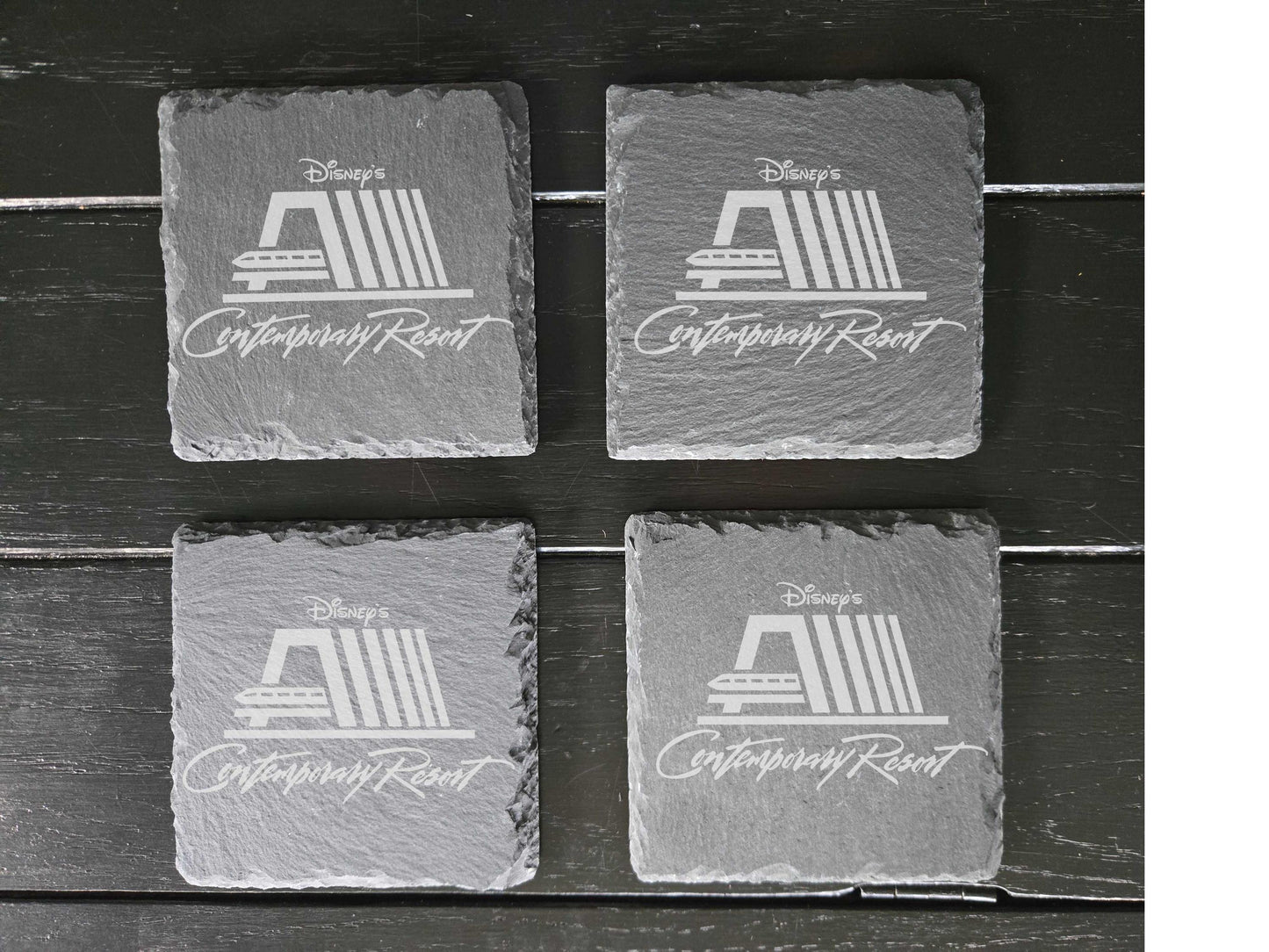 Disney's Contemporary Resort Coasters Set of 4
