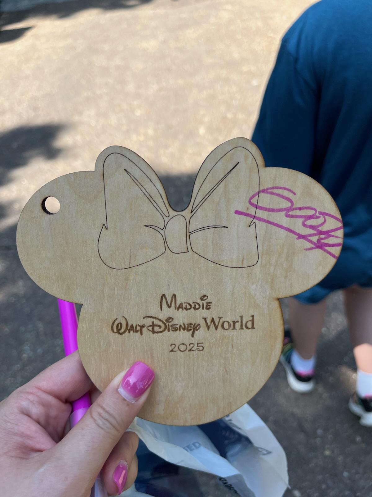 Santa Mickey Disney Parks Autograph Ornament