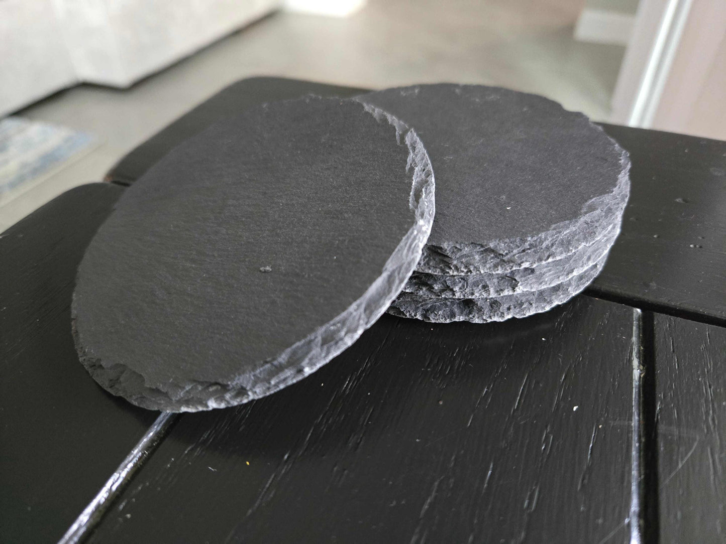 Love Disney Engraved Stone Drink Coasters, Set of 4