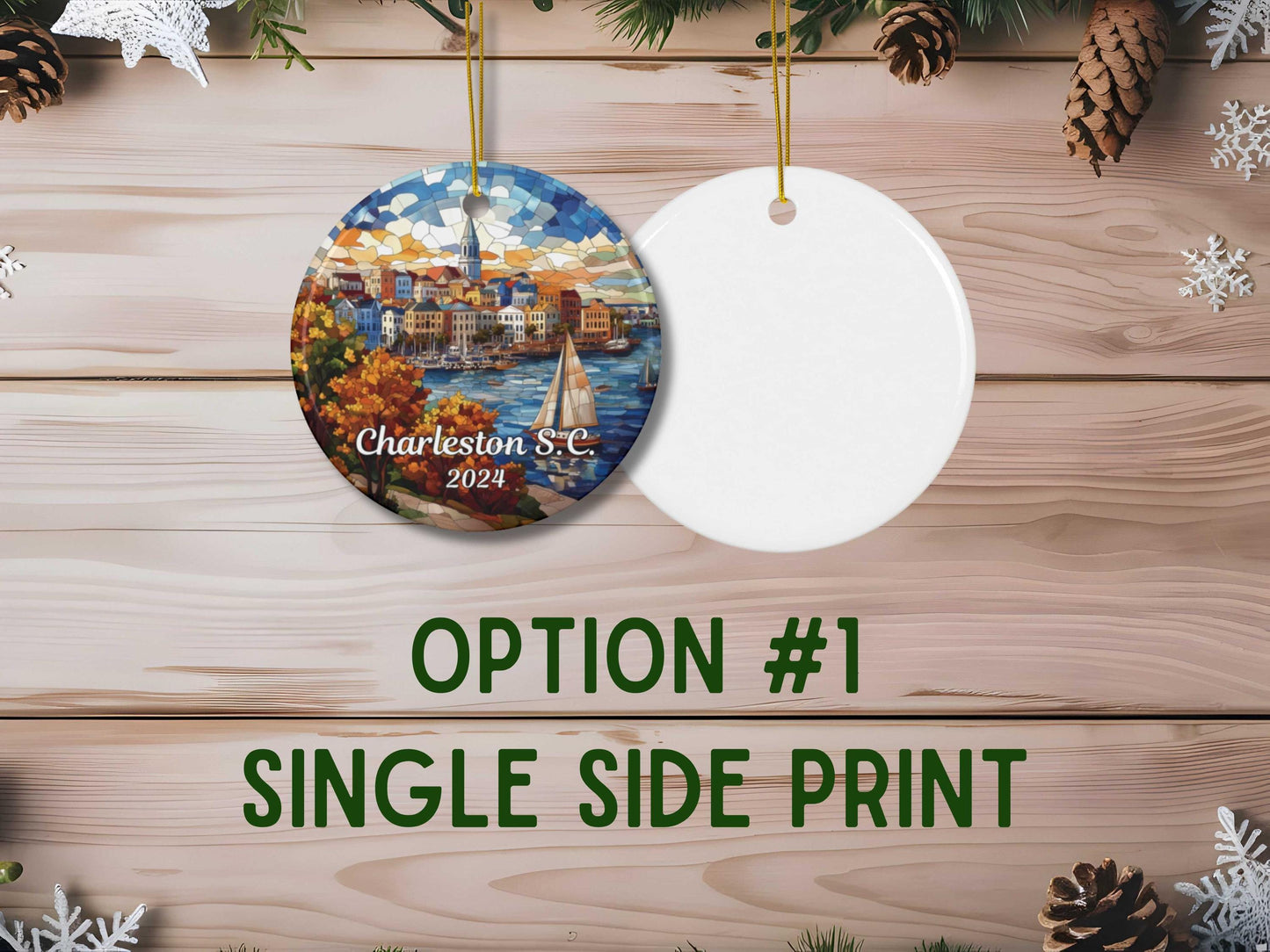Charleston South Carolina  Christmas Ornament