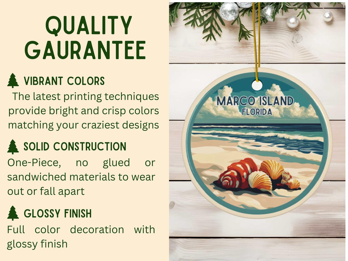 Marco Island Florida Ornament