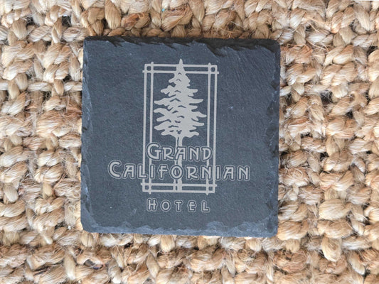 Grand Californian Hotel Stone Drink Coasters, Set of 4