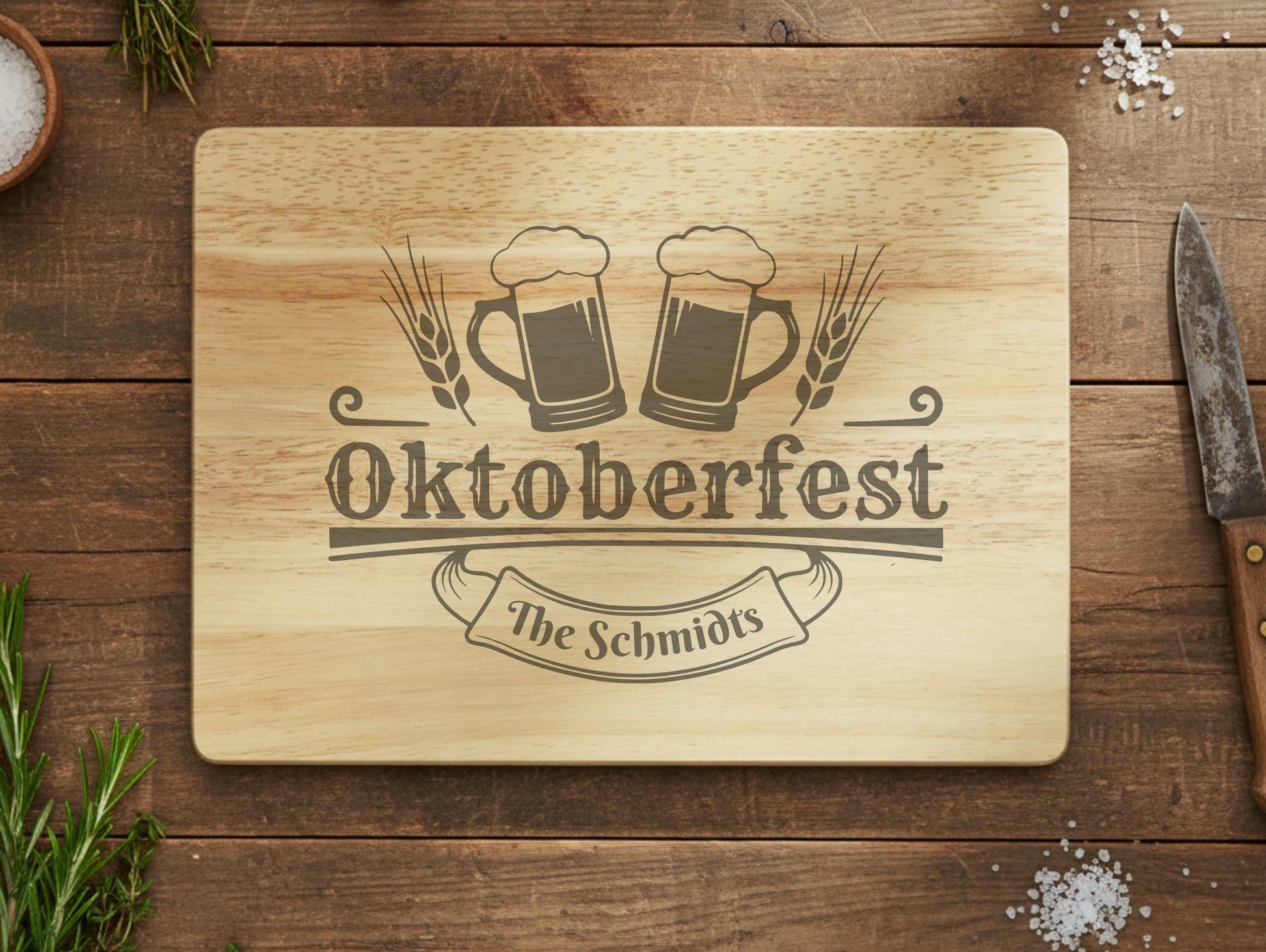 Personalized Oktoberfest Cutting Board