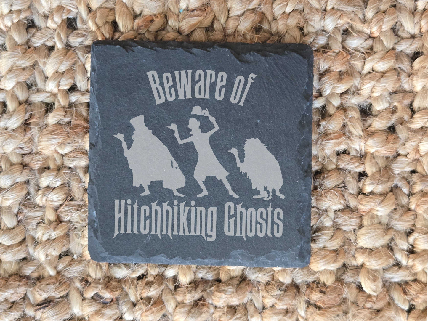 Haunted Mansion Slate Drink Coasters