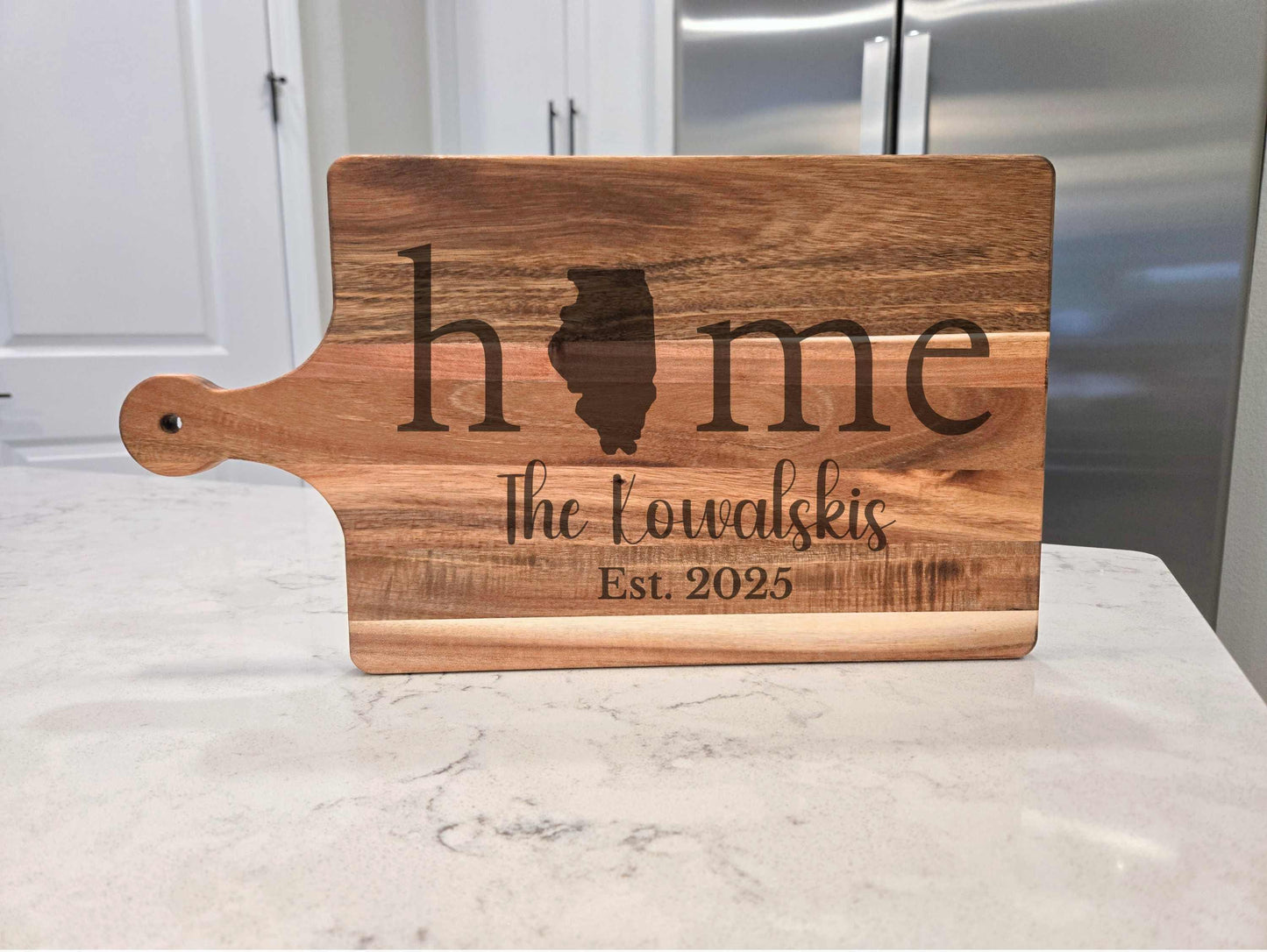Illinois Home Acacia Cutting Board