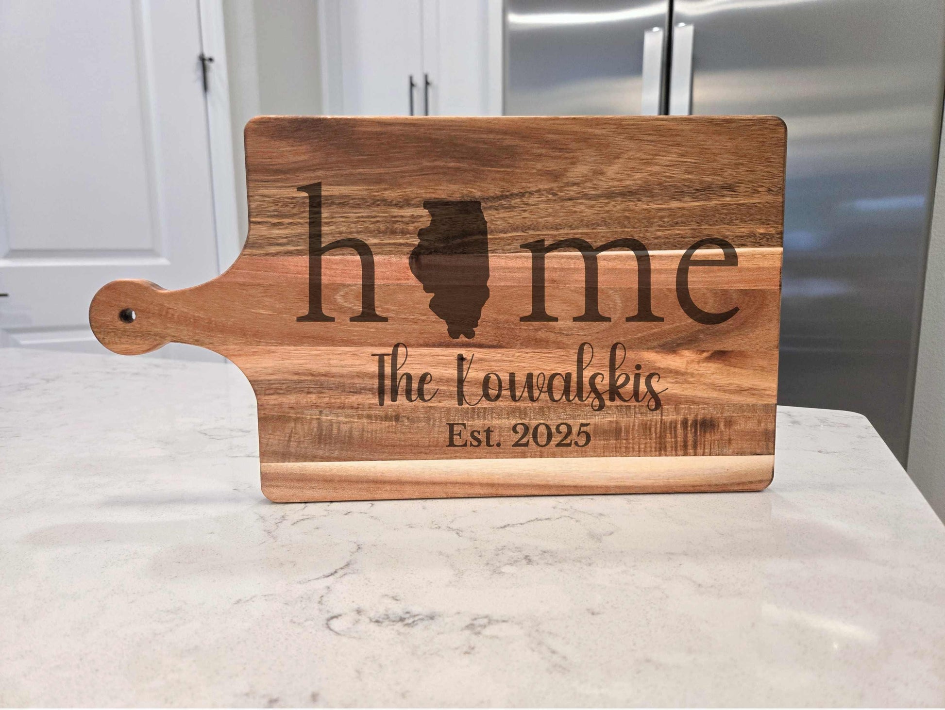 Illinois Home Acacia Cutting Board