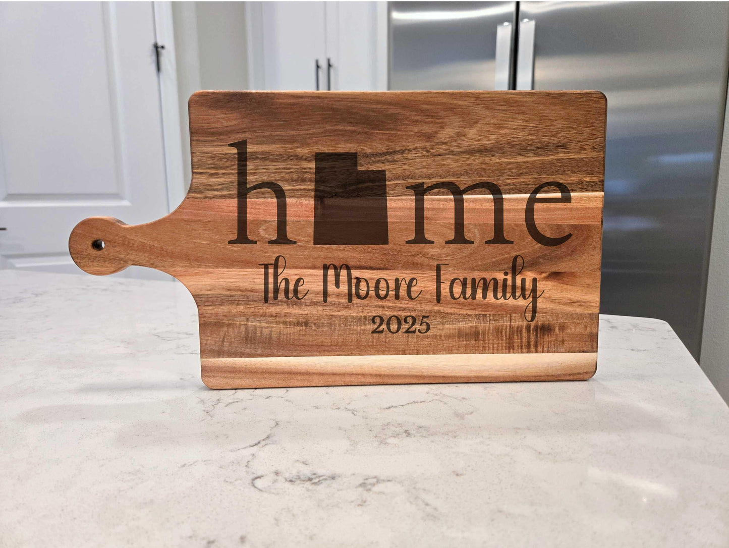 Personalized Utah Wood Charcuterie or Cutting Board