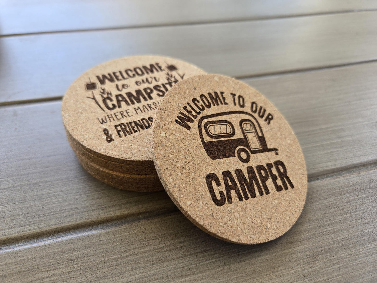 8 Pack of RV Camping Coasters