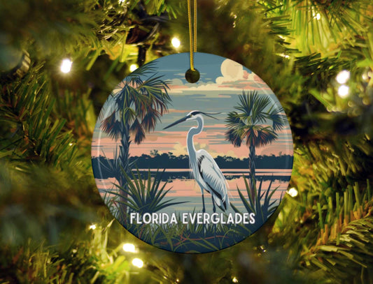 Florida Everglades National Park Christmas Ornament