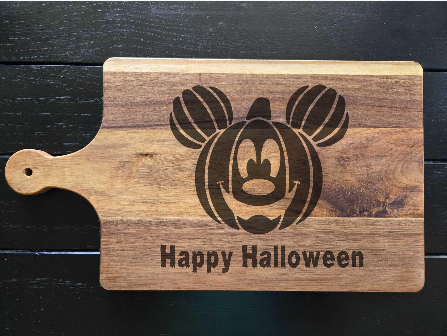Pumpkin Mickey Mouse Charcuterie or Cutting Board