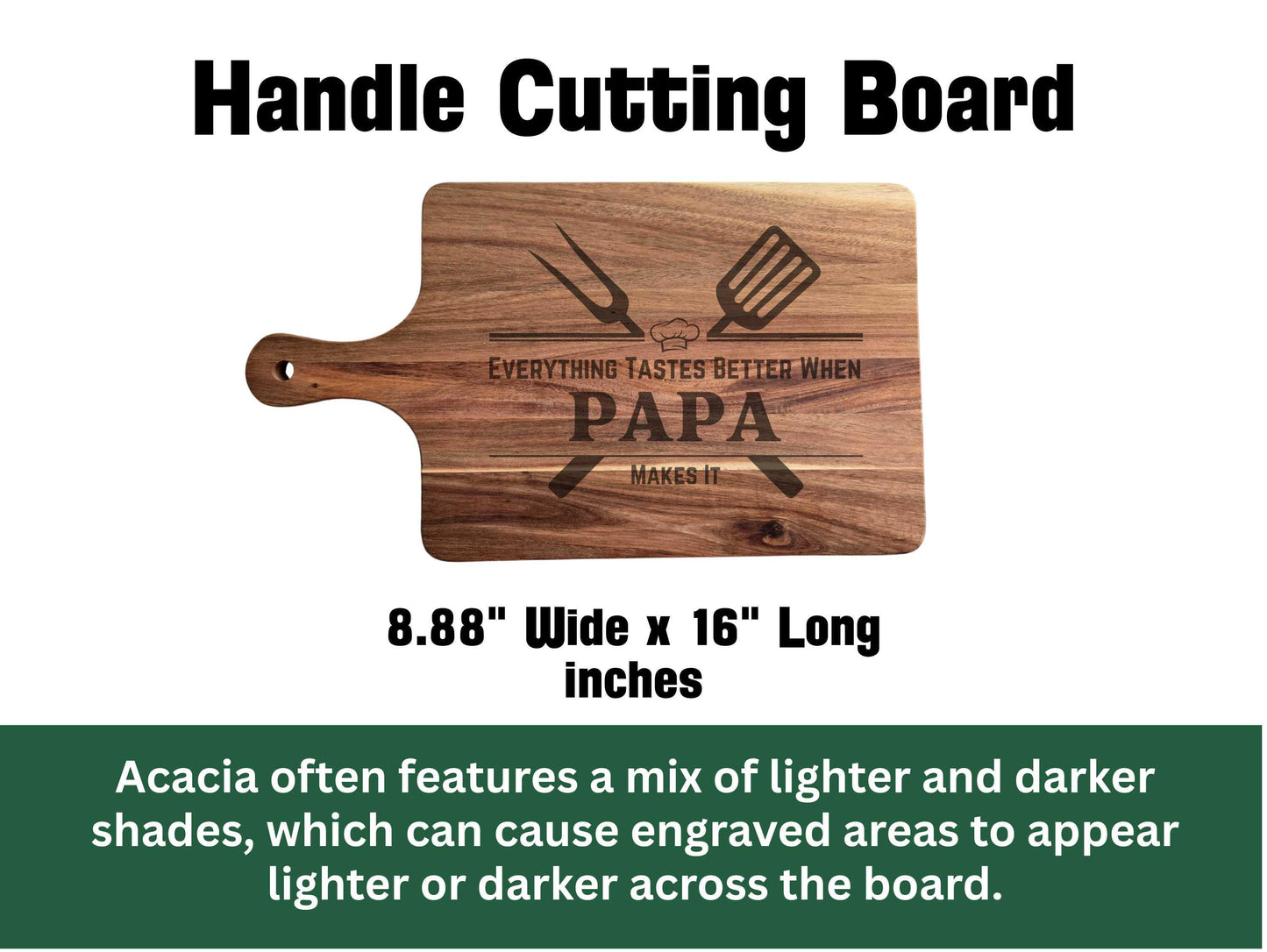 Everything Tastes Better When You Make It, Personalized Cutting Board