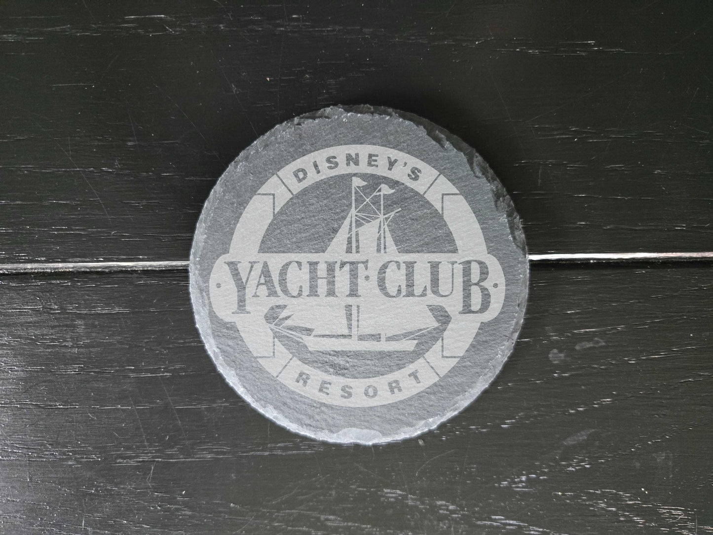 Disney's Yacht Club Resort Stone Drink Coasters, Set of 4