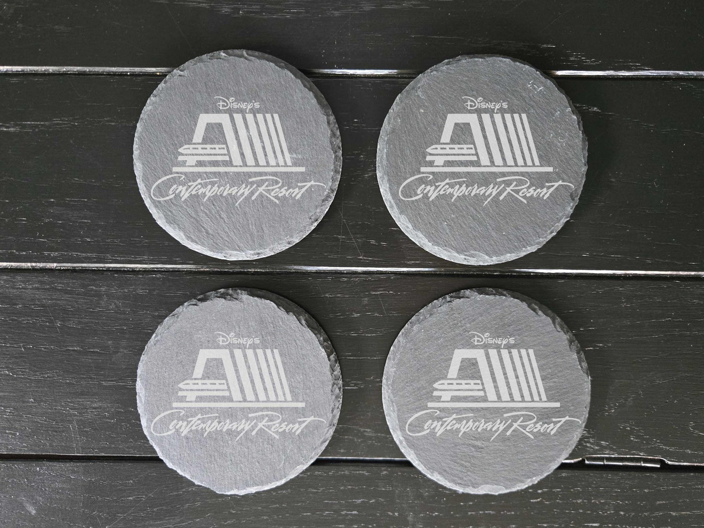 Disney's Contemporary Resort Coasters Set of 4