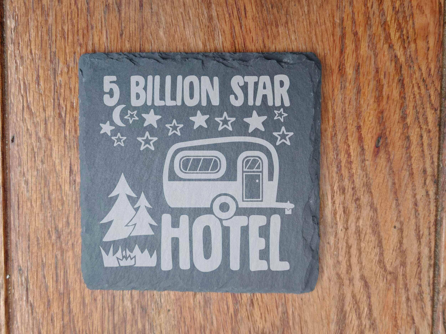 Slate RV Camping Coasters Set of 4