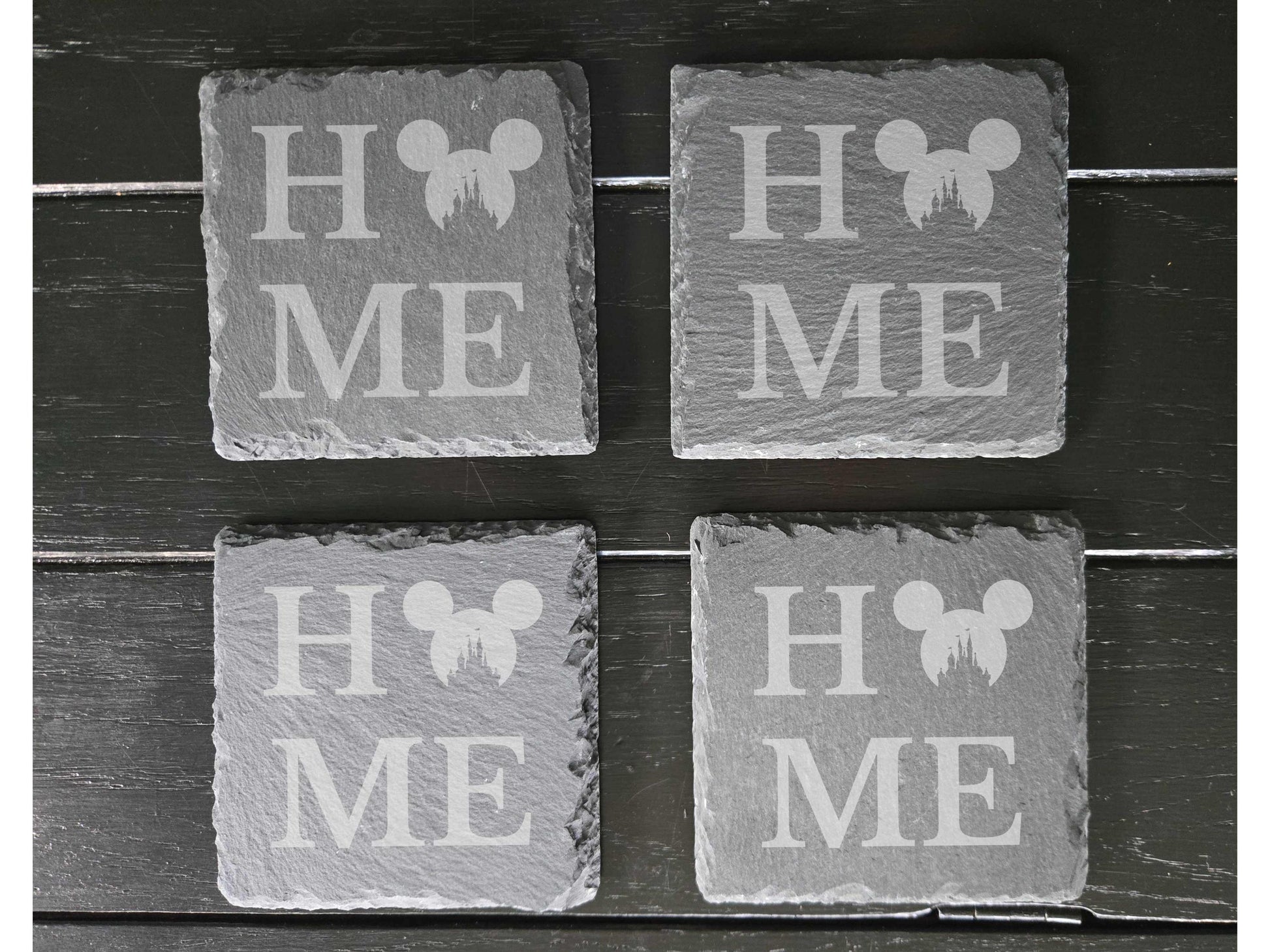 Set of Four Disney Home Coasters