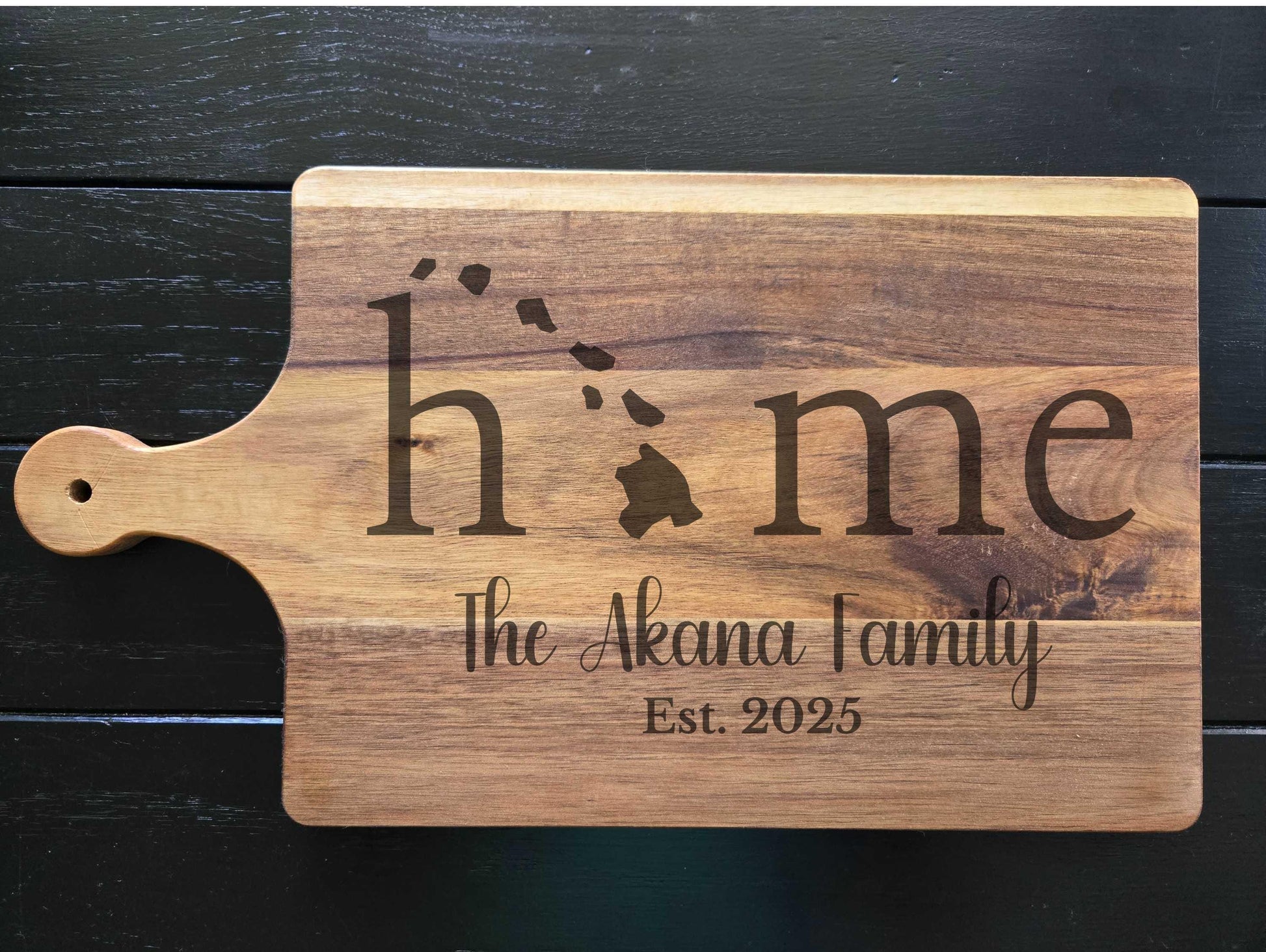 Hawaii Home Acacia Wood Cutting Board