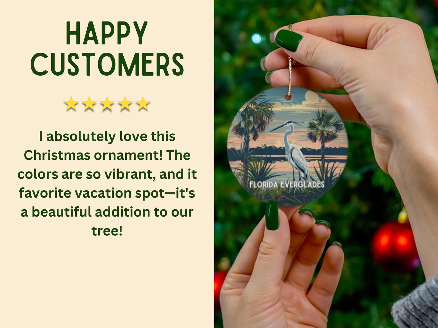 Florida Everglades National Park Christmas Ornament
