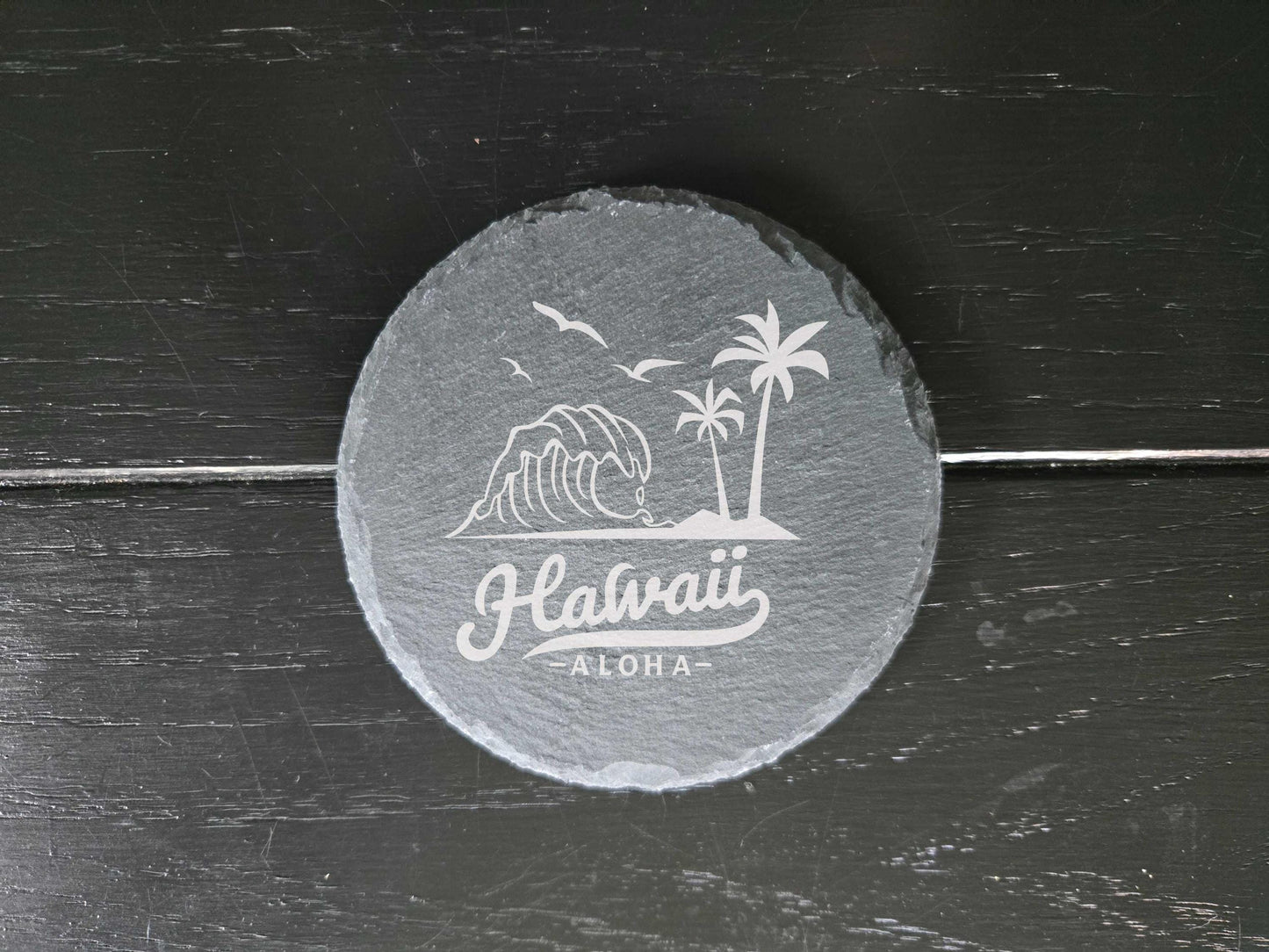 Tropical Hawaii Stone Coasters Set of 4