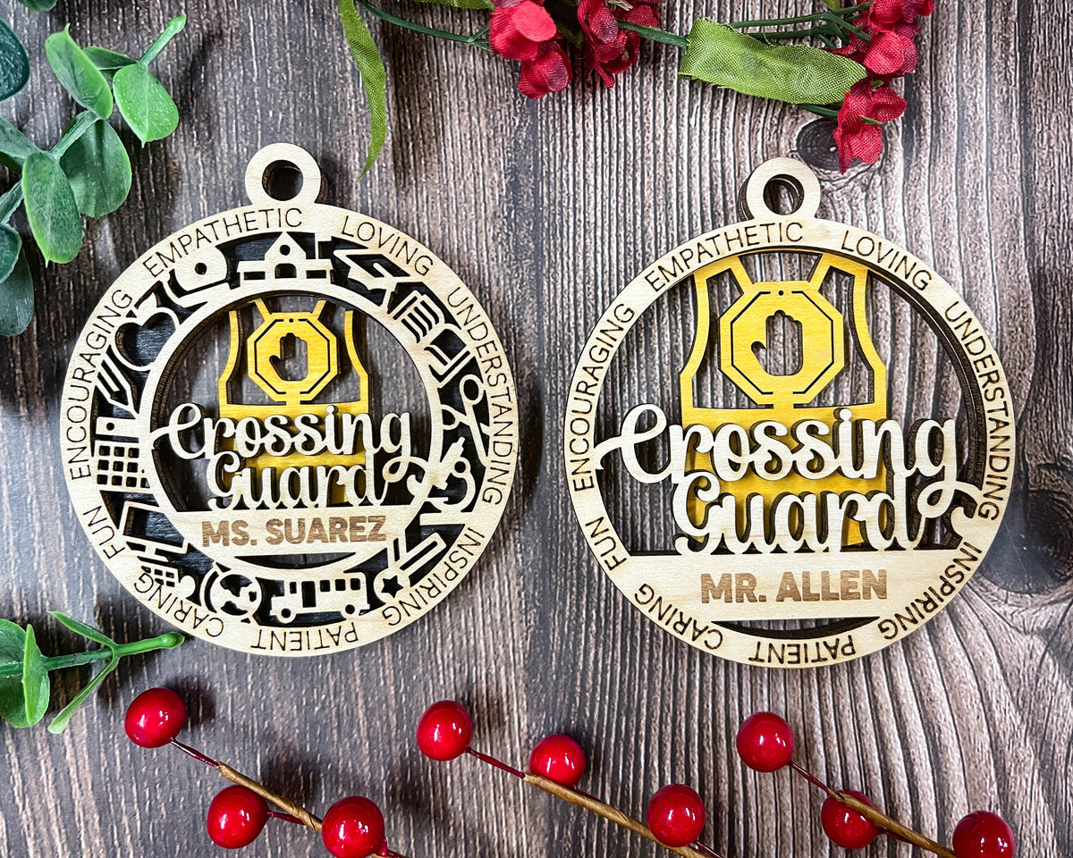 Personalized Crossing Guard Ornament