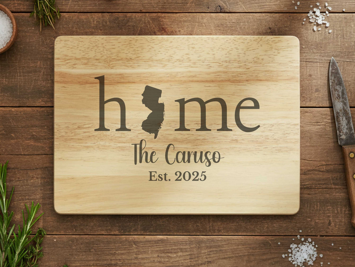 New Jersey Home Cutting Board