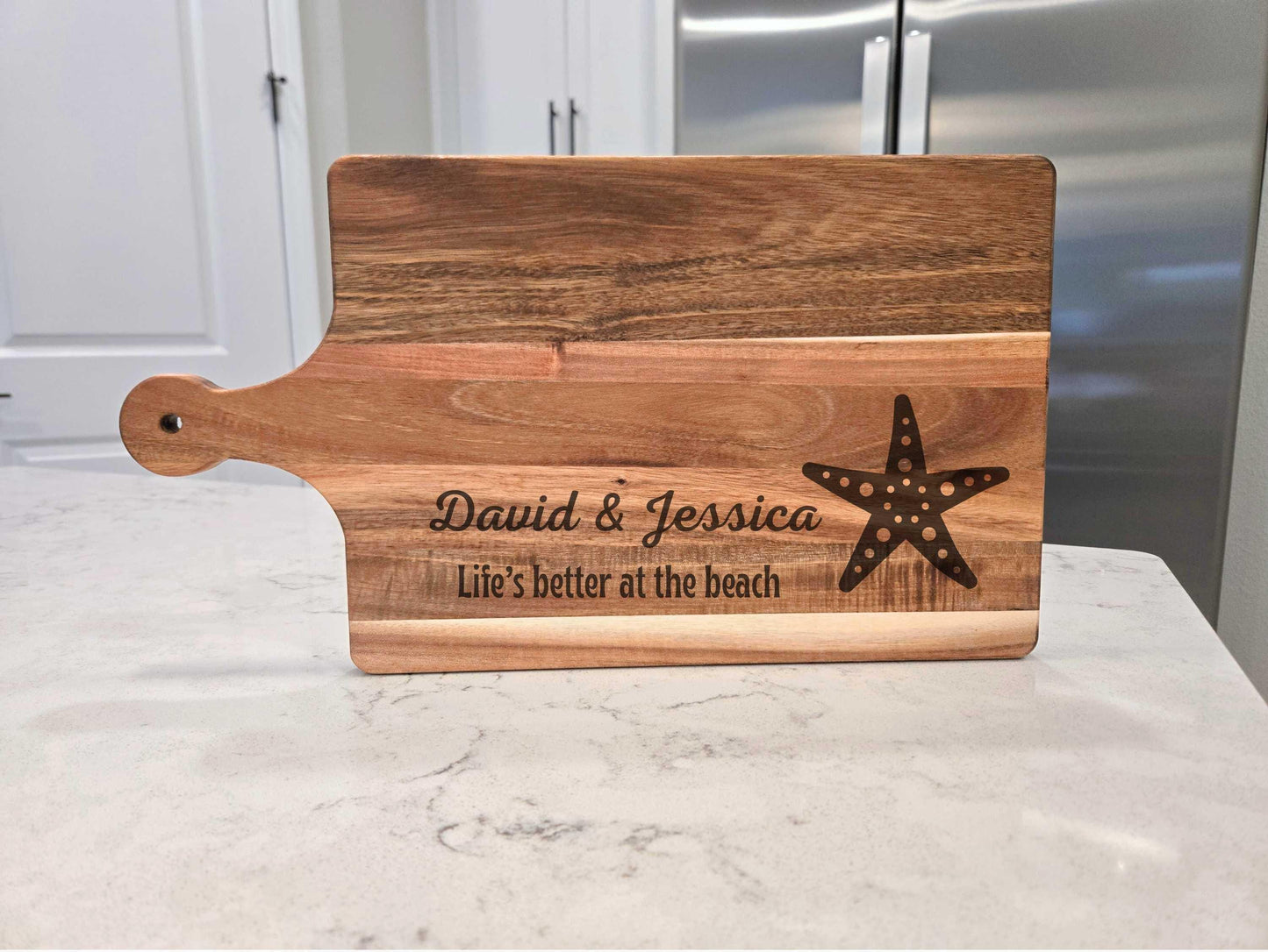Starfish Beach Themed Cutting Board