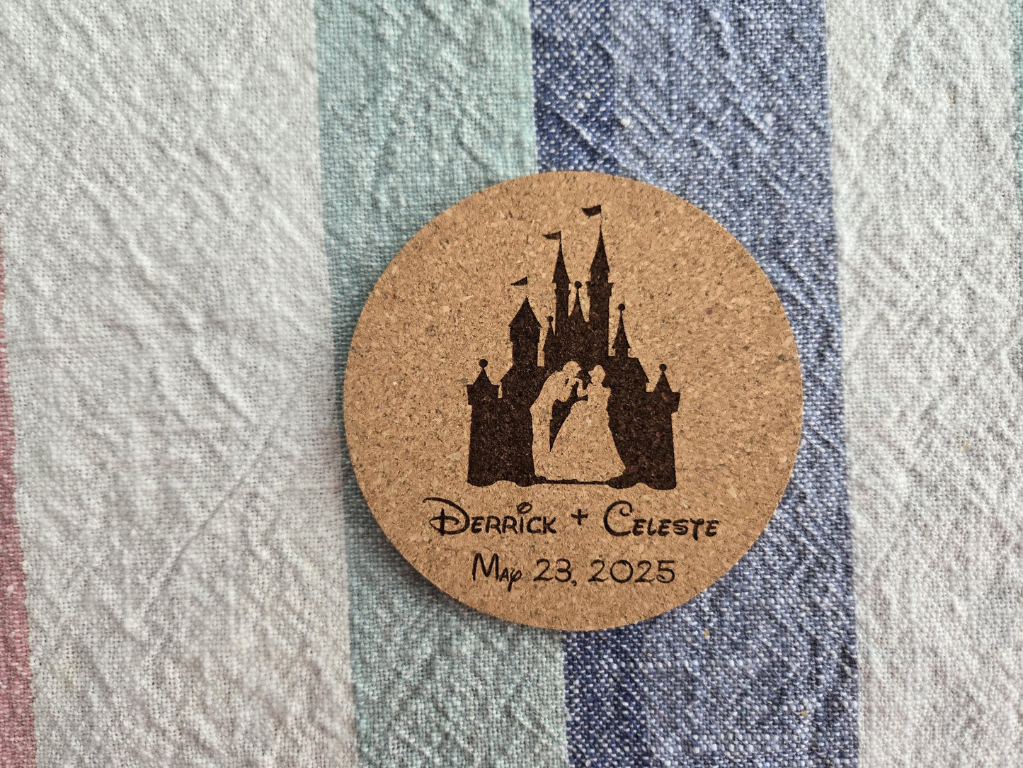 Fairytale Wedding Favor Drink Coasters, Disney Inspired Wedding Favors, Wedding Coasters for Receptions Gifts, Wedding Favors For Guests