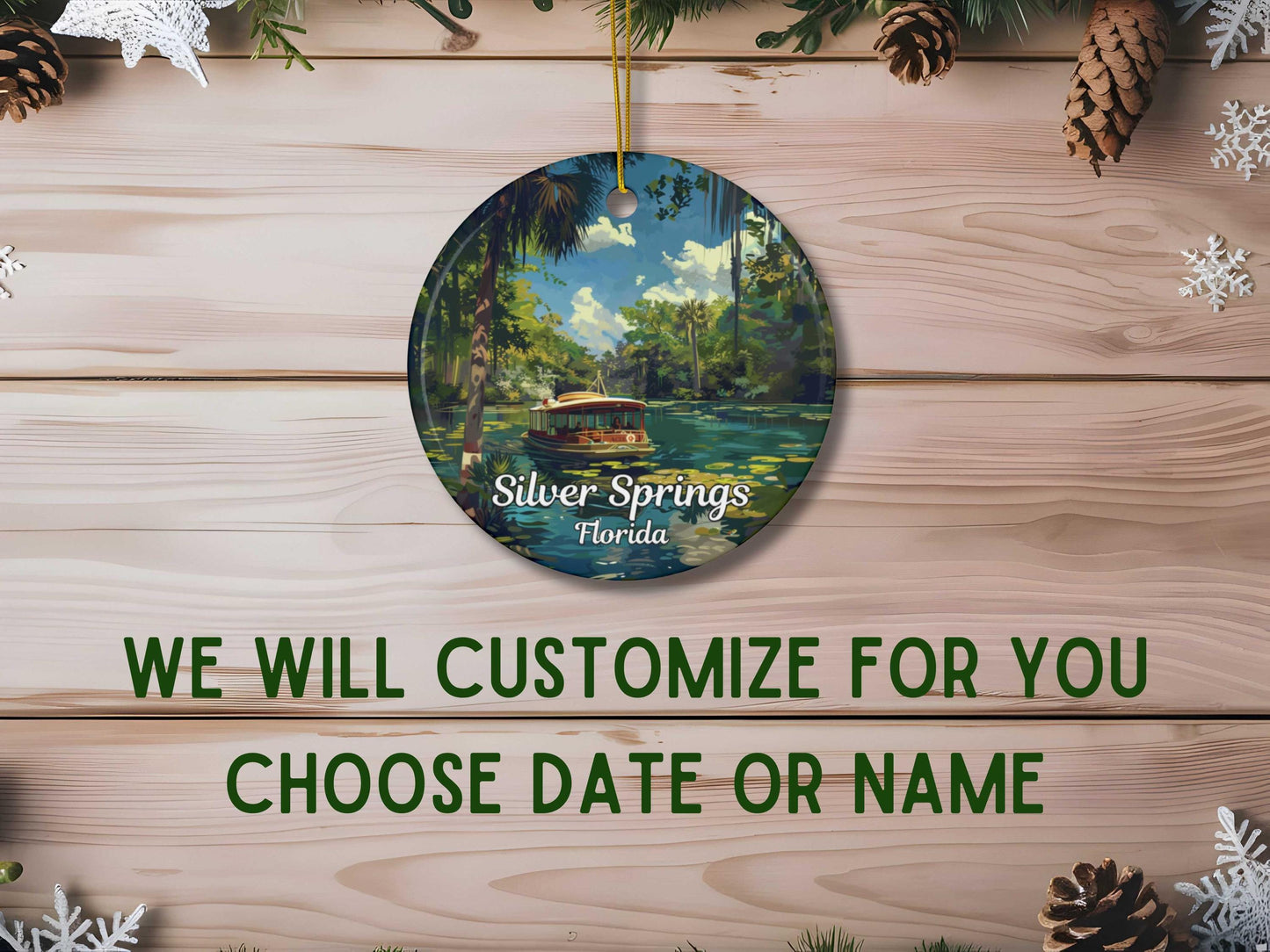 Silver Springs State Park Ceramic Ornament