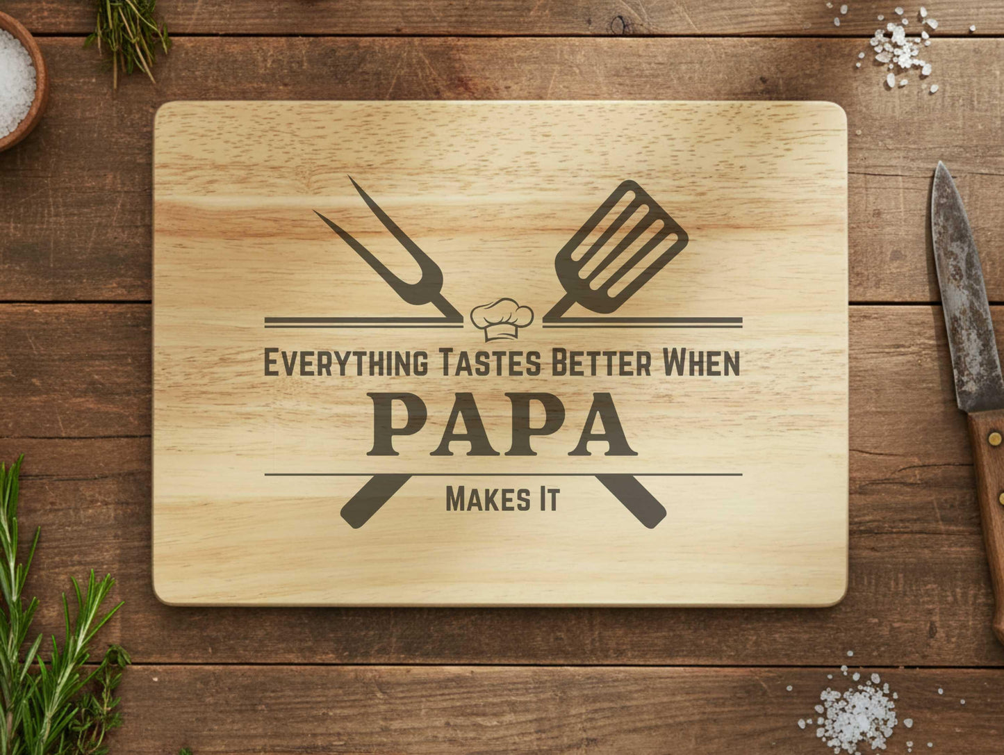 Everything Tastes Better When You Make It, Personalized Cutting Board