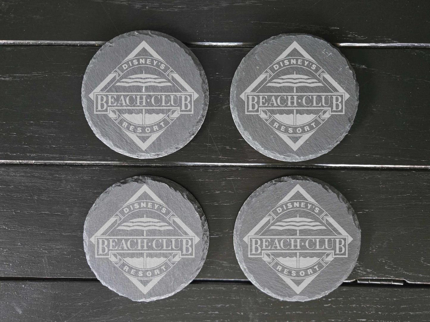 Disney's Beach Club Resort Stone Coasters, Set of 4