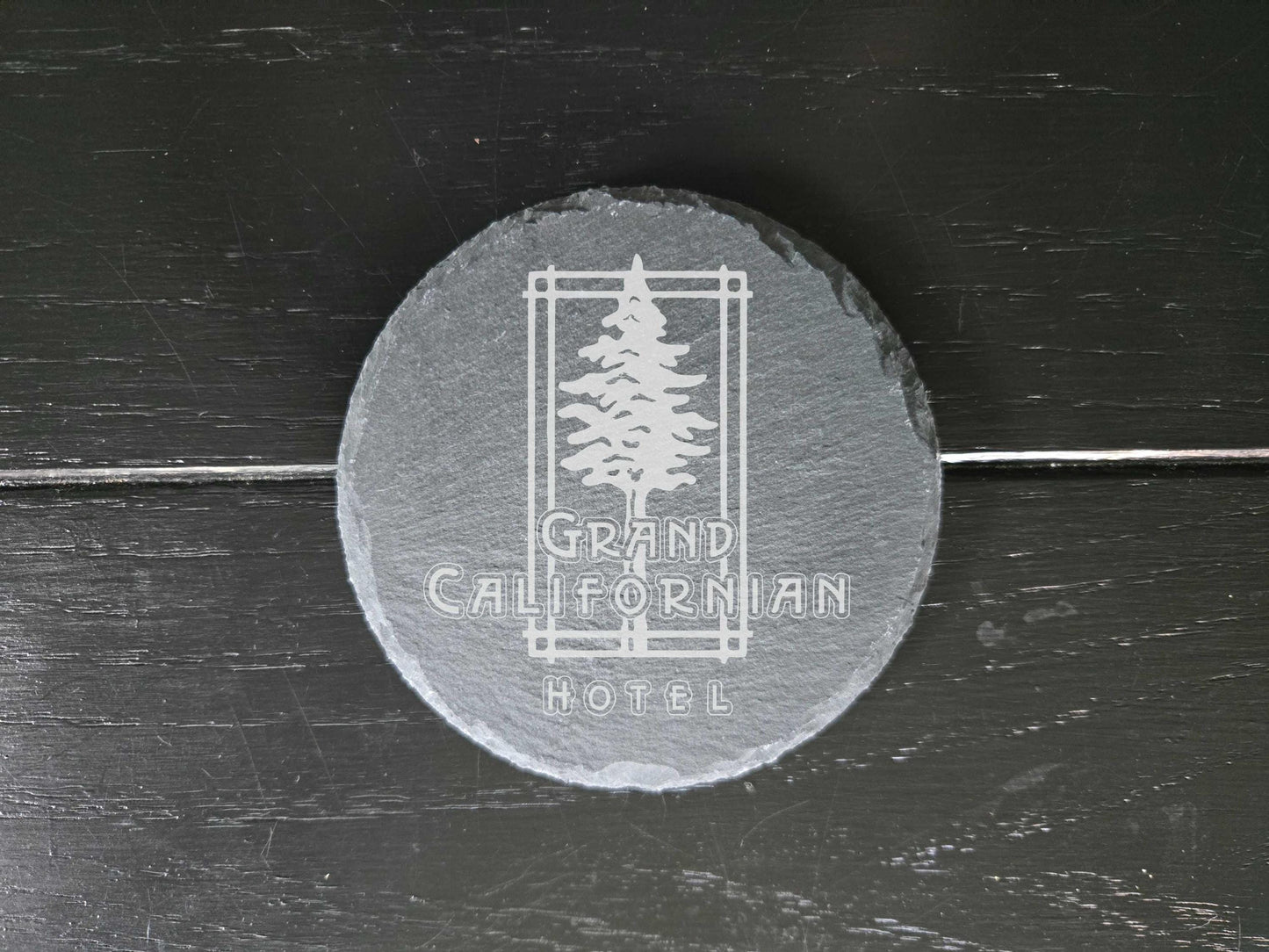 Grand Californian Hotel Stone Drink Coasters, Set of 4