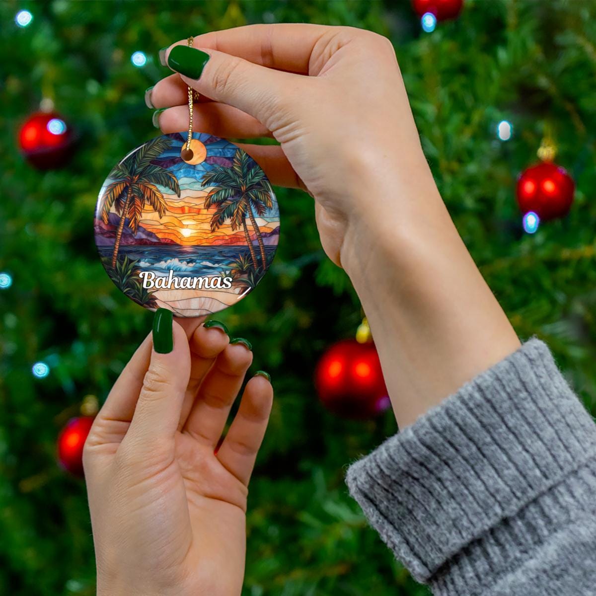 Bahamas Christmas Ornament