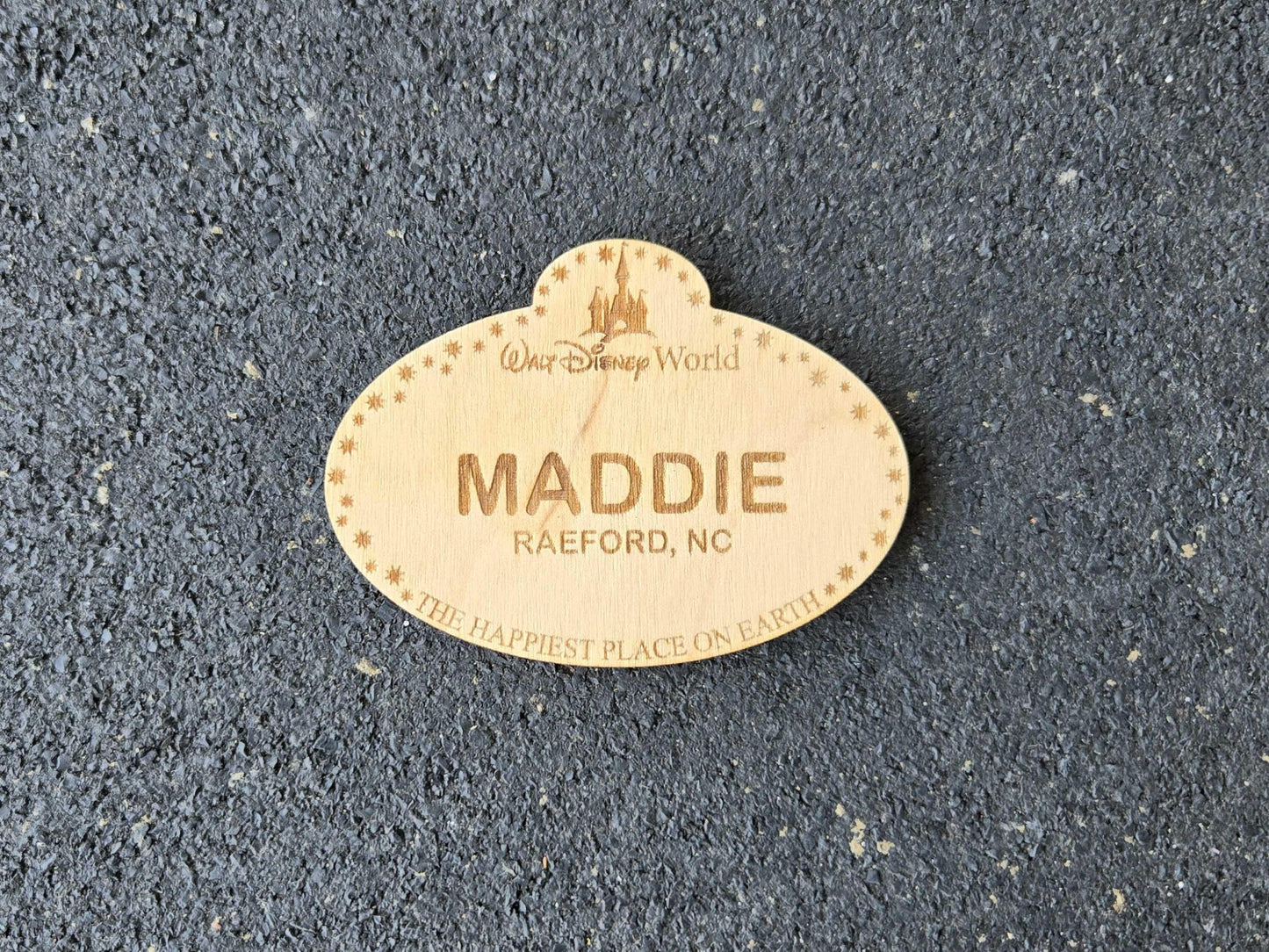 Disney Name Badge Magnets, Personalized Disney World or Disneyland