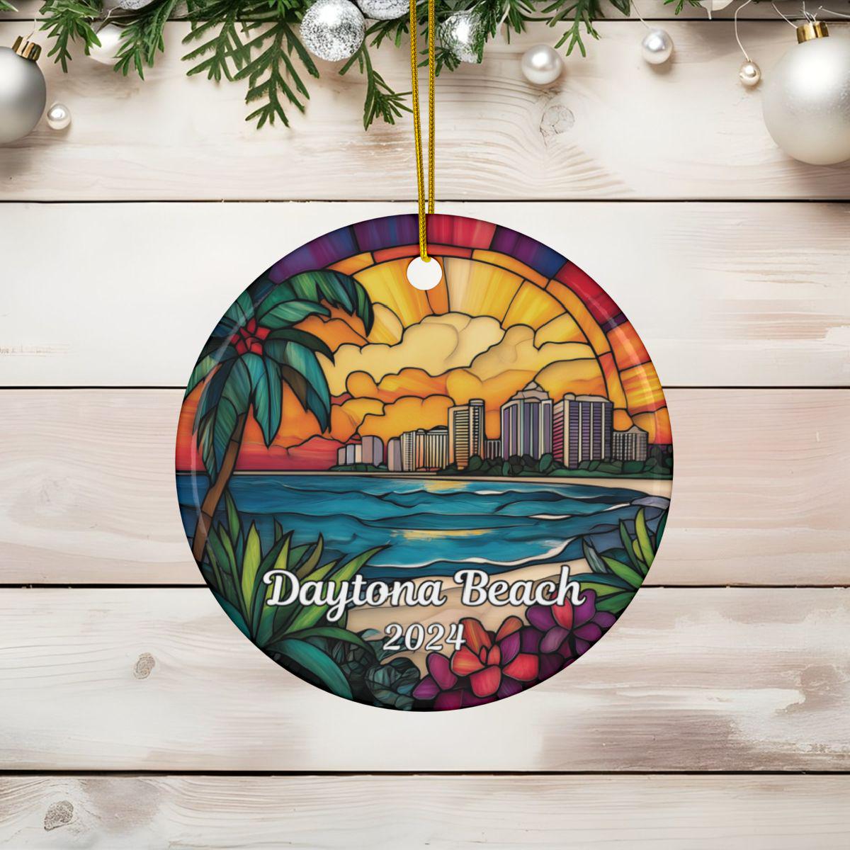 Daytona Beach Christmas Ornament